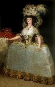 Francisco de Goya Maria Luisa of Parma wearing panniers oil painting artist